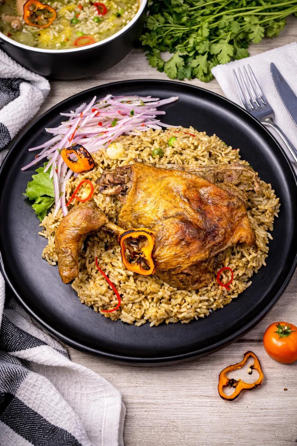 Arroz con pato
