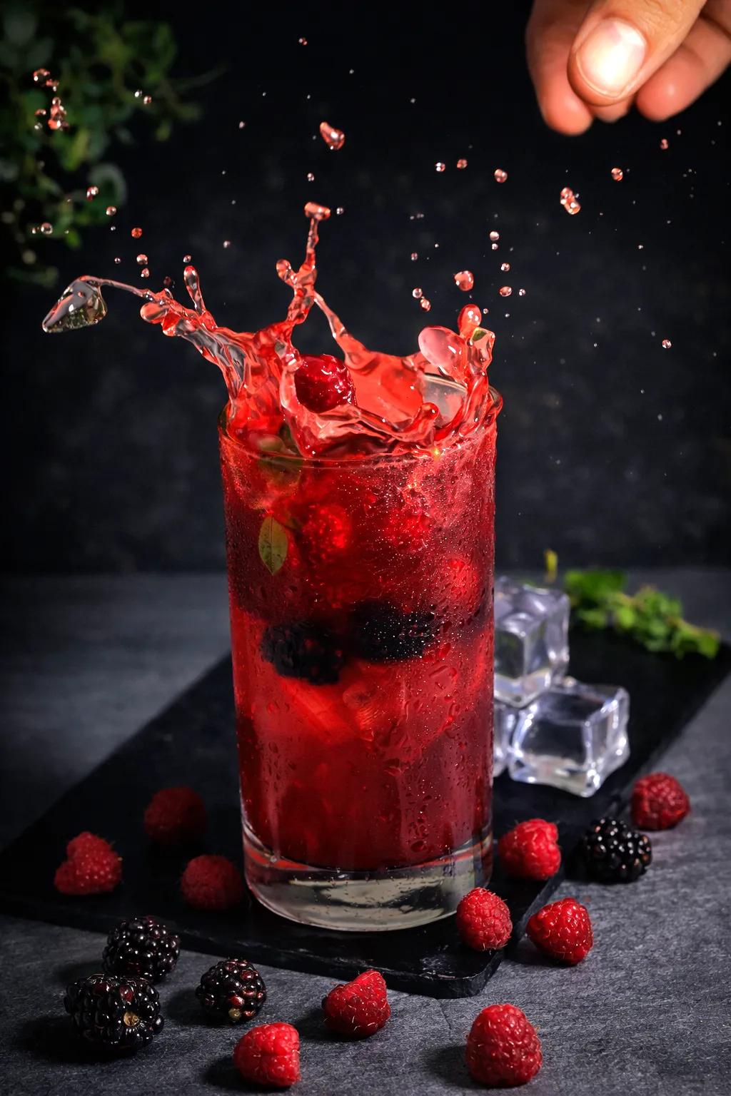 Cóctel rojo